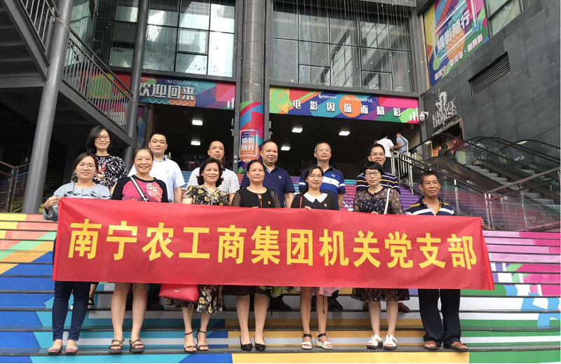 南宁农工商集团党委组织党员干部 观看电影《秀美人生》