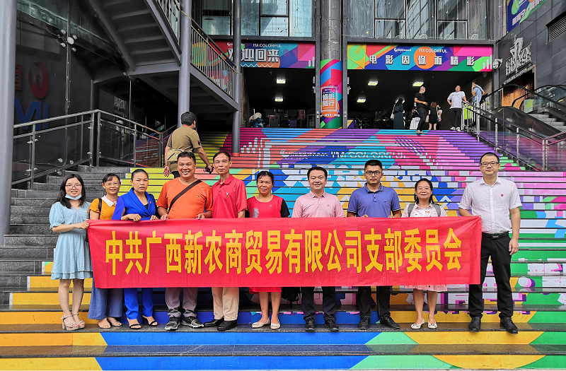 南宁农工商集团党委组织党员干部 观看电影《秀美人生》